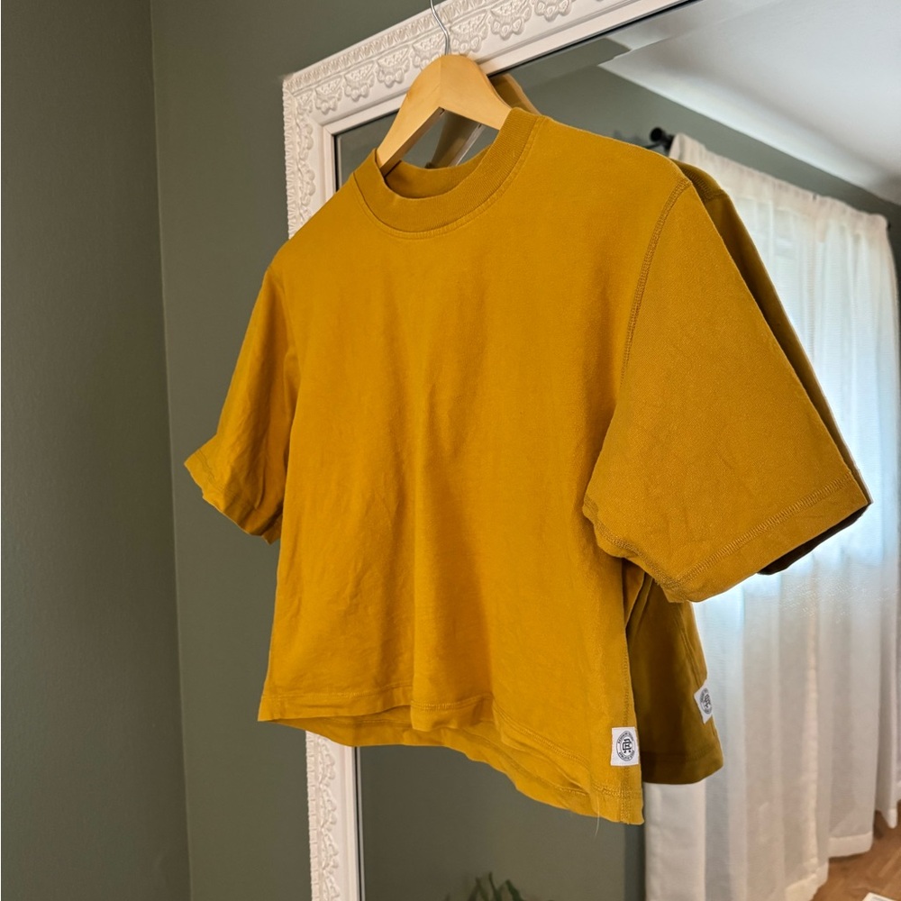 Reigning Champ Boxy Cropped T-Shirt